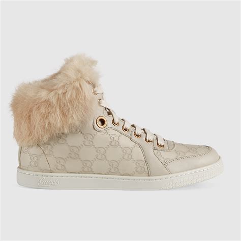 cheap gucci shoes sneakers|gucci fur sneakers women's.